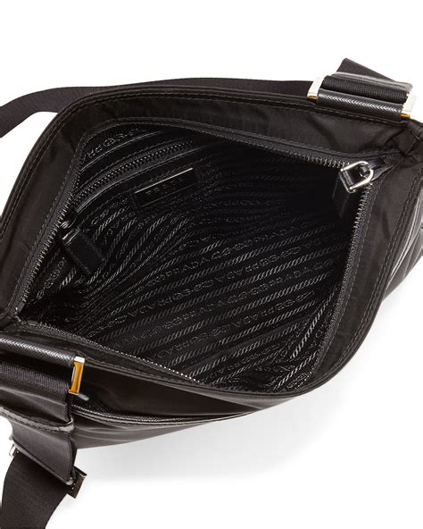 prada nylon crossbody black|prada nylon crossbody camera bag.